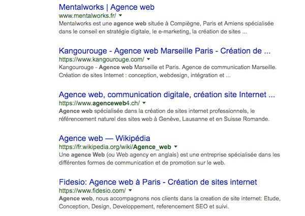 recherche agence web Google.com Maroc