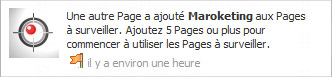 notification facebook page surveillée